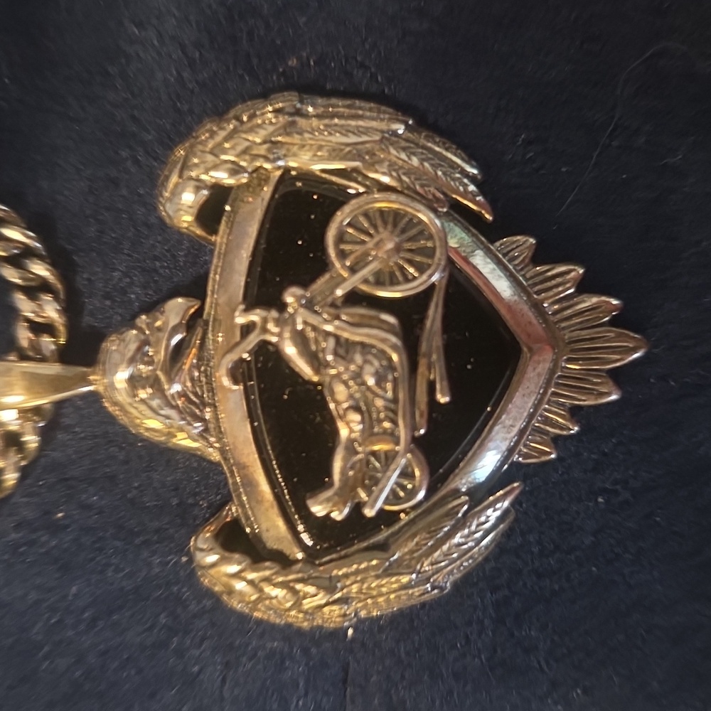 Bradford Exchange “Live to Ride” All-Silver Eagle Motorcycle Pendant Necklace | - Picture 7 of 10